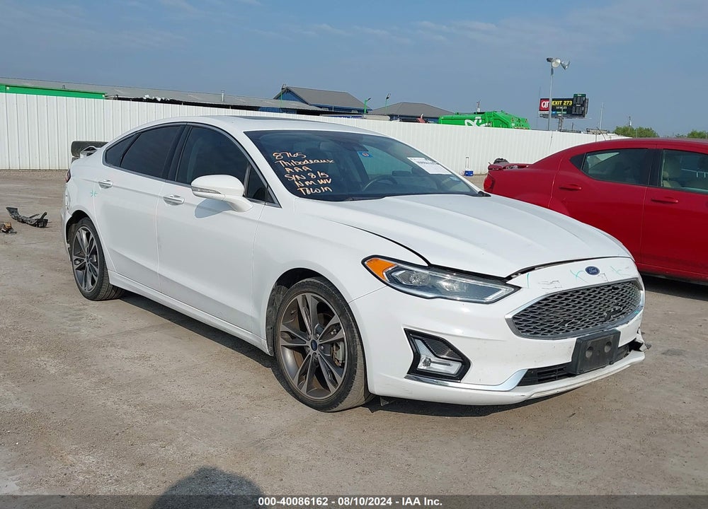 2019 FORD FUSION TITANIUM VIN: 3FA6P0D98KR118403