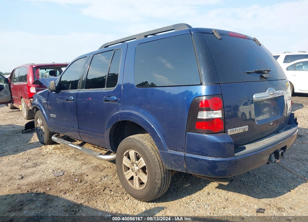 2008 FORD EXPLORER XLT VIN: 1FMEU73E28UA40123