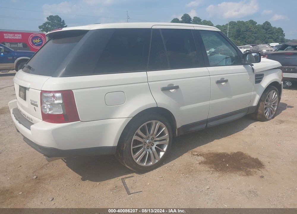 2009 LAND ROVER RANGE ROVER SPORT SUPERCHARGED VIN: SALSH23409A203725