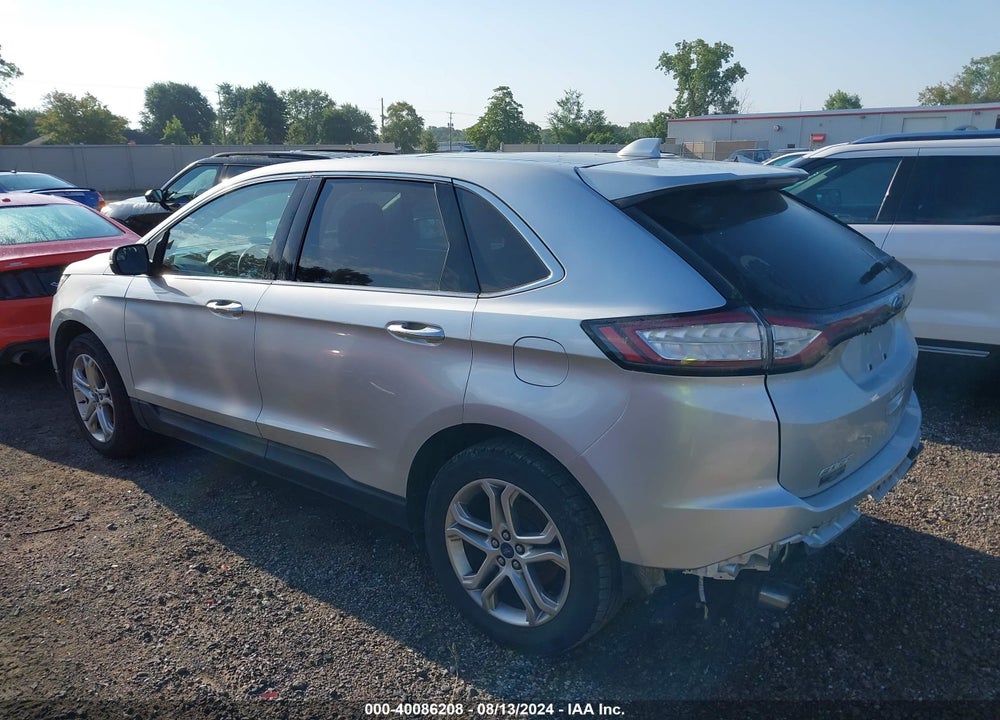 2015 FORD EDGE TITANIUM VIN: 2FMTK3K93FBB13447