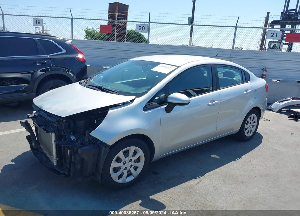 2015 KIA RIO LX VIN: KNADM4A33F6506575
