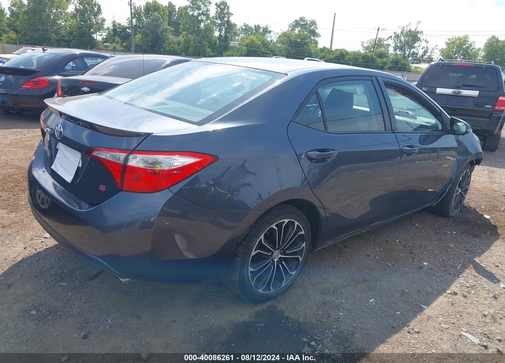 2014 TOYOTA COROLLA S PLUS VIN: 2T1BURHE2EC060599