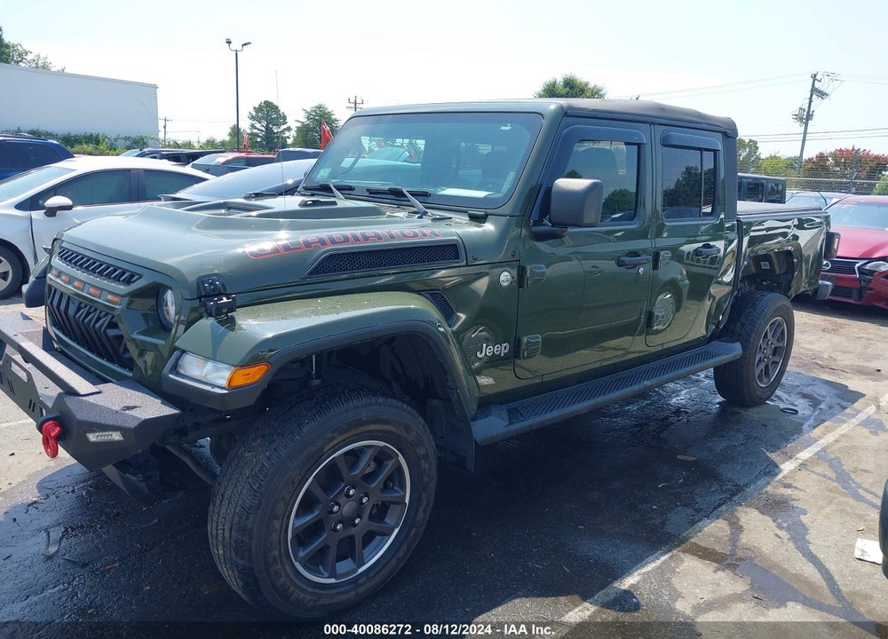 2021 JEEP GLADIATOR OVERLAND 4X4 VIN: 1C6HJTFG2ML610919
