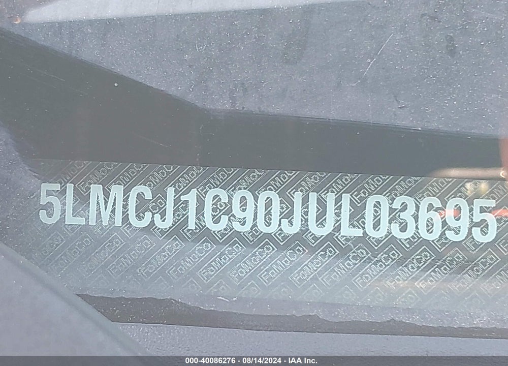 2018 LINCOLN MKC PREMIERE VIN: 5LMCJ1C90JUL03695
