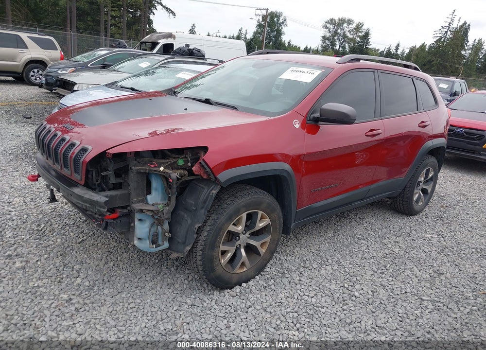 2016 JEEP CHEROKEE TRAILHAWK VIN: 1C4PJMBS2GW375638