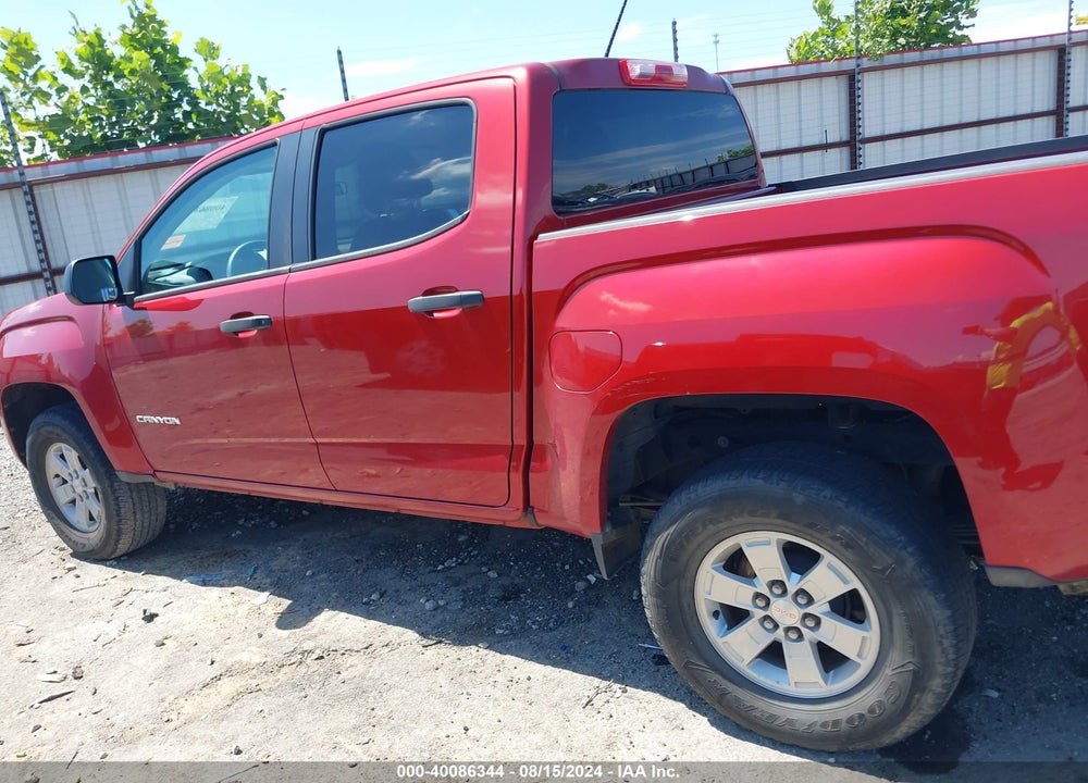 2016 GMC CANYON VIN: 1GTG5BE37G1122101