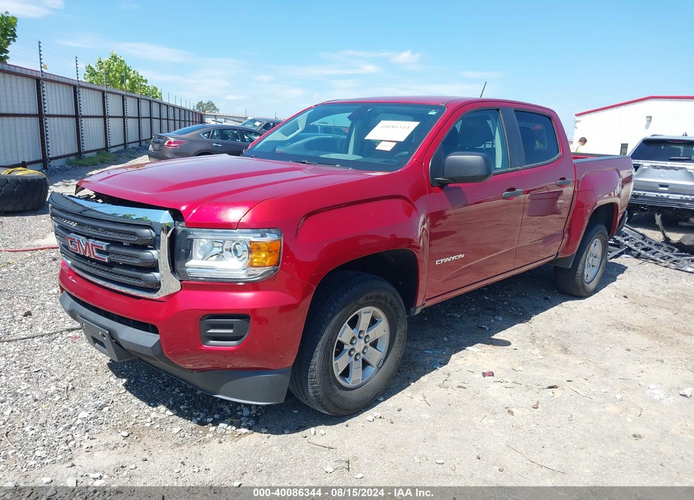 2016 GMC CANYON VIN: 1GTG5BE37G1122101