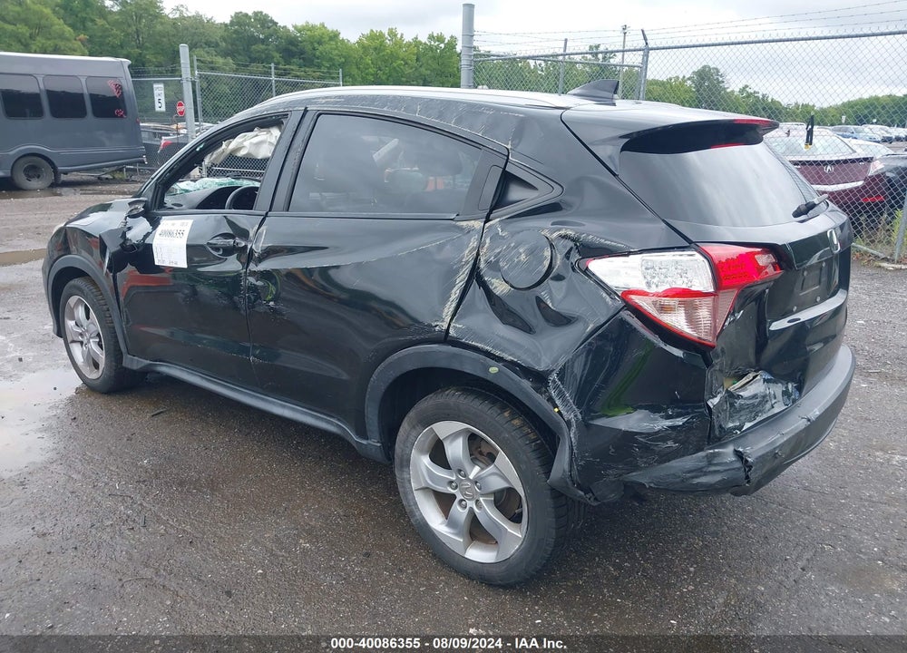 2016 HONDA HR-V EX-L VIN: 3CZRU6H77GM753641