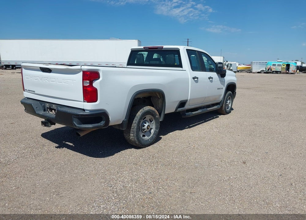2021 CHEVROLET SILVERADO 2500HD 2WD DOUBLE CAB LONG BED WT VIN: 1GC5WLE79MF156276