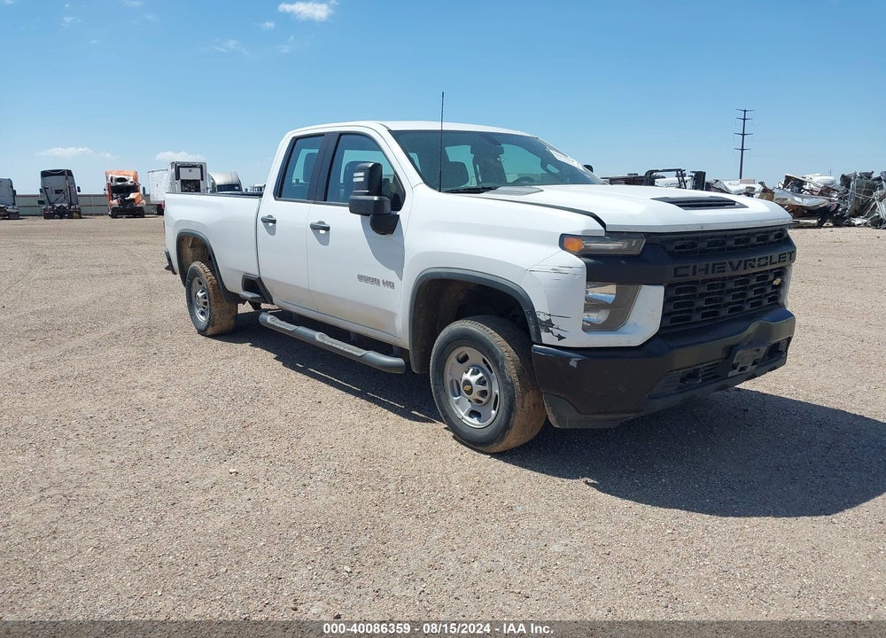2021 CHEVROLET SILVERADO 2500HD 2WD DOUBLE CAB LONG BED WT VIN: 1GC5WLE79MF156276