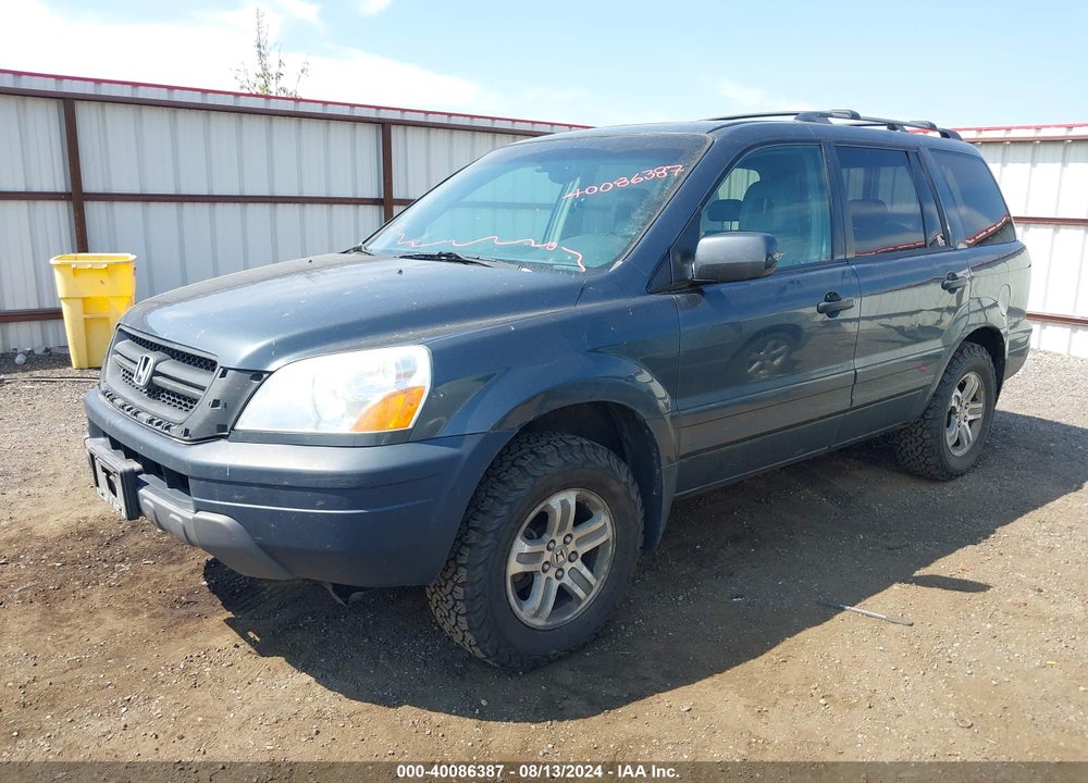 2005 HONDA PILOT EX-L VIN: 2HKYF18555H548724