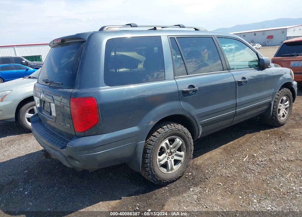 2005 HONDA PILOT EX-L VIN: 2HKYF18555H548724