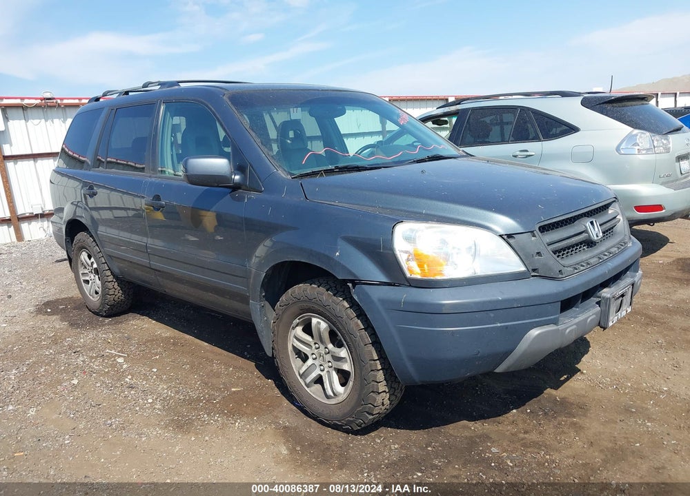 2005 HONDA PILOT EX-L VIN: 2HKYF18555H548724
