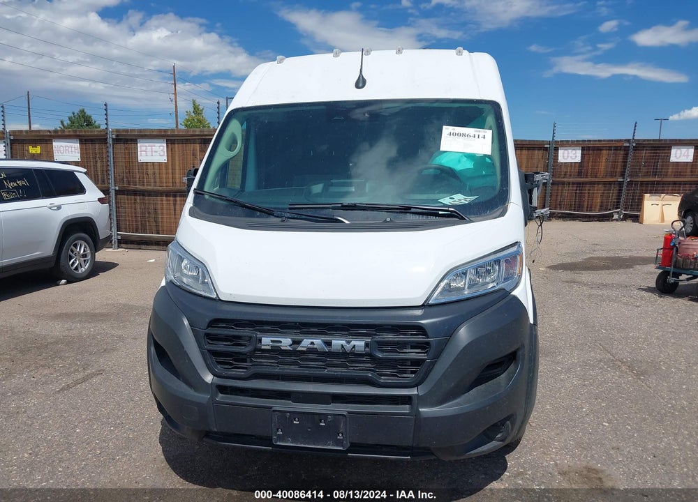 2023 RAM PROMASTER 2500 HIGH ROOF 159 WB VIN: 3C6LRVDG4PE588193