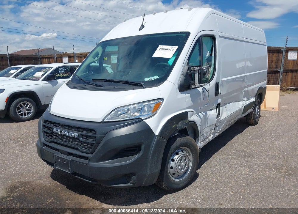 2023 RAM PROMASTER 2500 HIGH ROOF 159 WB VIN: 3C6LRVDG4PE588193