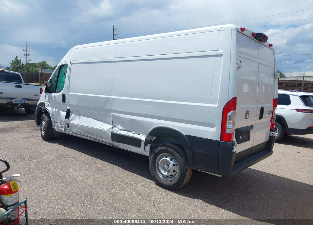 2023 RAM PROMASTER 2500 HIGH ROOF 159 WB VIN: 3C6LRVDG4PE588193