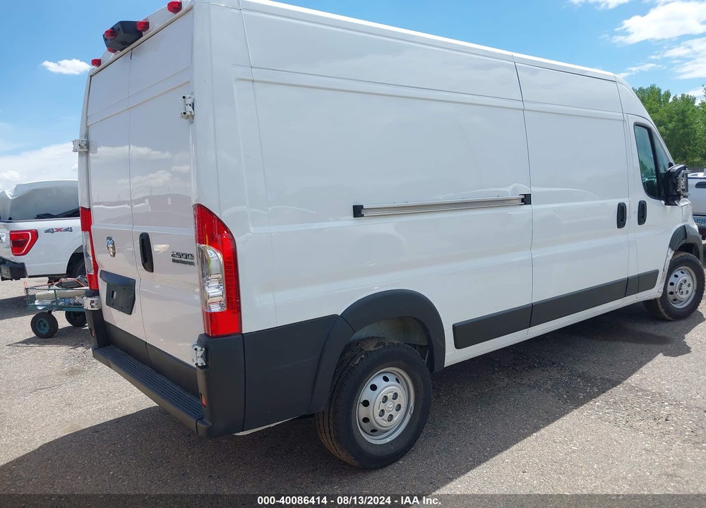 2023 RAM PROMASTER 2500 HIGH ROOF 159 WB VIN: 3C6LRVDG4PE588193
