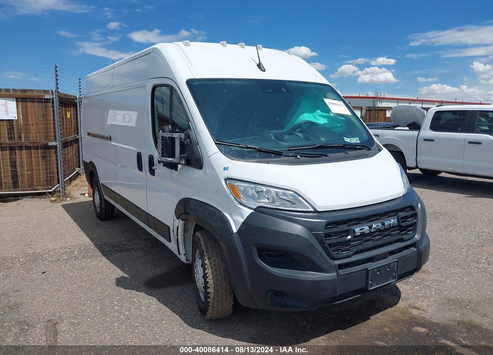 2023 RAM PROMASTER 2500 HIGH ROOF 159 WB VIN: 3C6LRVDG4PE588193