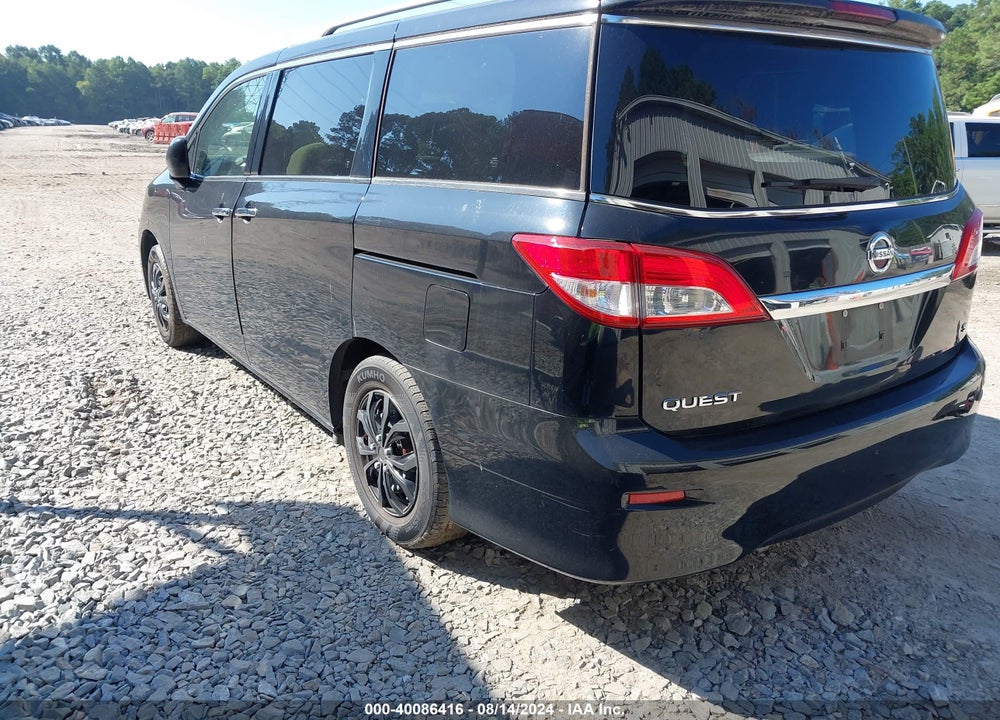 2012 NISSAN QUEST S VIN: JN8AE2KP9C9033126