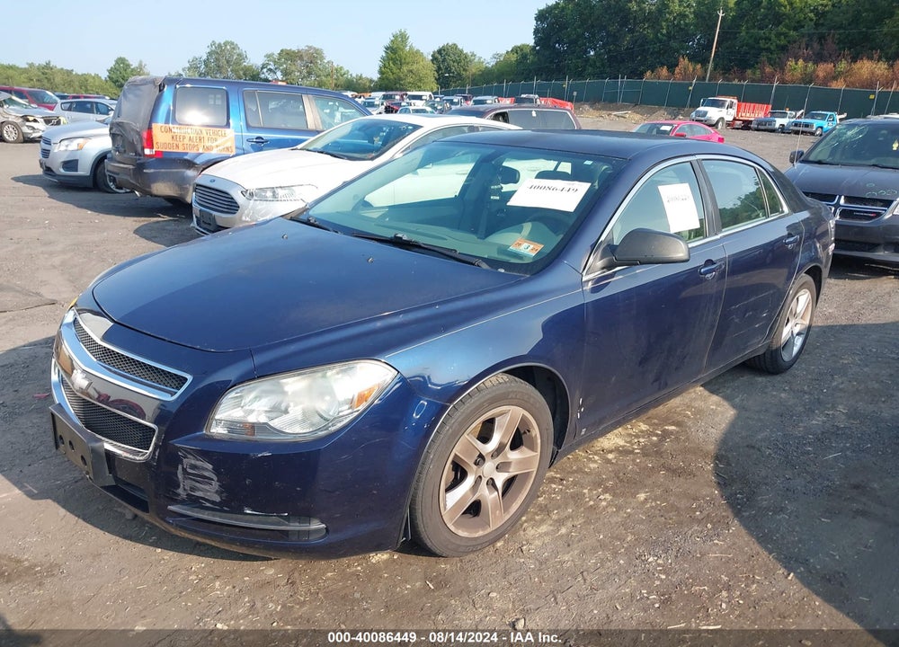 2009 CHEVROLET MALIBU LS VIN: 1G1ZG57B494164986