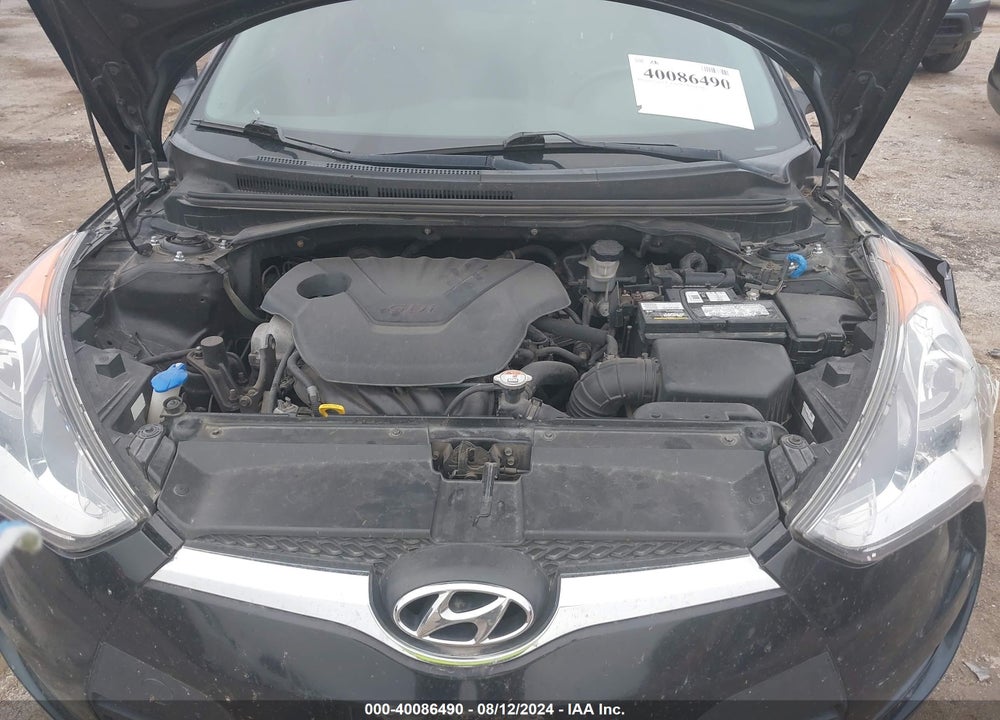 2013 HYUNDAI VELOSTER BASE W/GRAY VIN: KMHTC6AD4DU091082