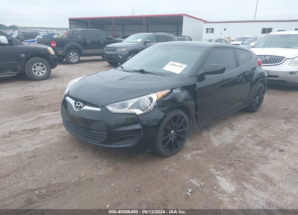 2013 HYUNDAI VELOSTER BASE W/GRAY VIN: KMHTC6AD4DU091082