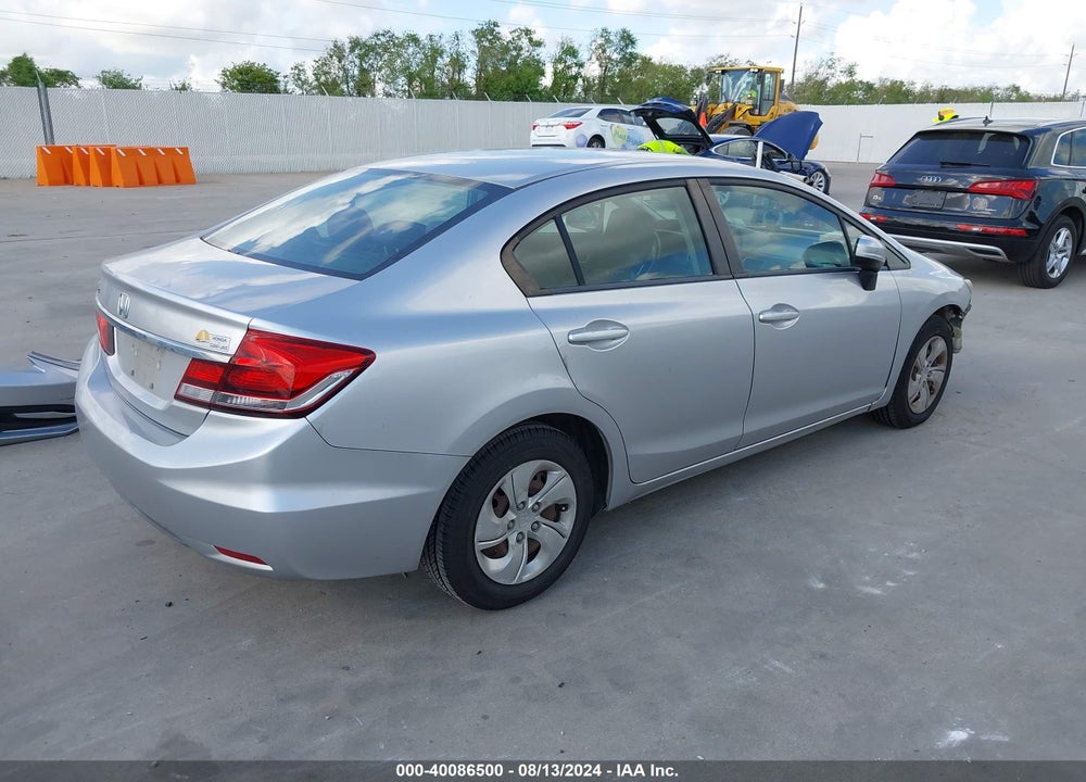 2014 HONDA CIVIC LX VIN: 19XFB2F56EE025793