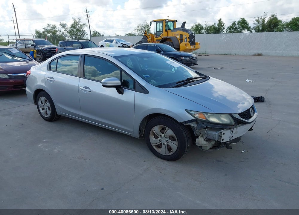 2014 HONDA CIVIC LX VIN: 19XFB2F56EE025793
