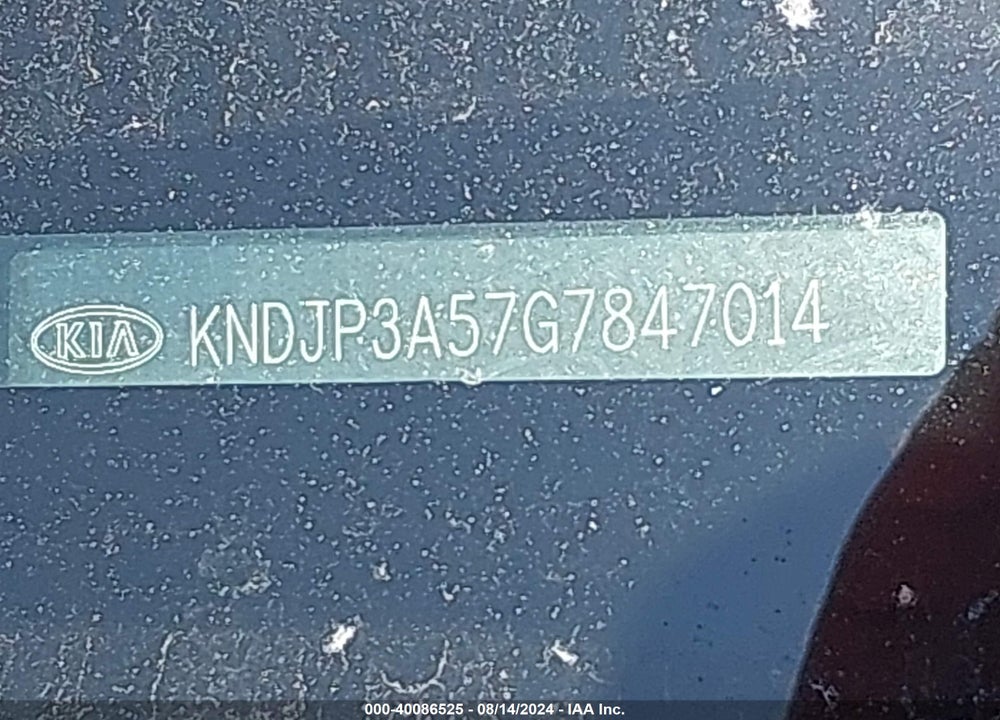 2016 KIA SOUL VIN: KNDJP3A57G7847014