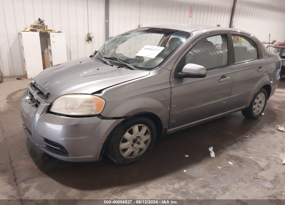 2009 CHEVROLET AVEO LT VIN: KL1TD56E19B309681