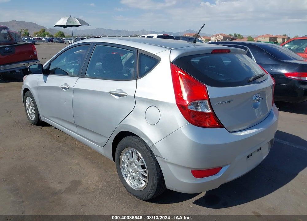 2013 HYUNDAI ACCENT GS VIN: KMHCT5AE3DU092050