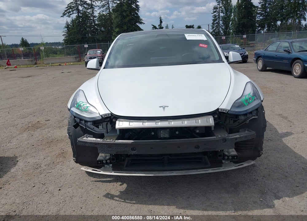 2020 TESLA MODEL Y LONG RANGE DUAL MOTOR ALL-WHEEL DRIVE VIN: 5YJYGDEE5LF009177