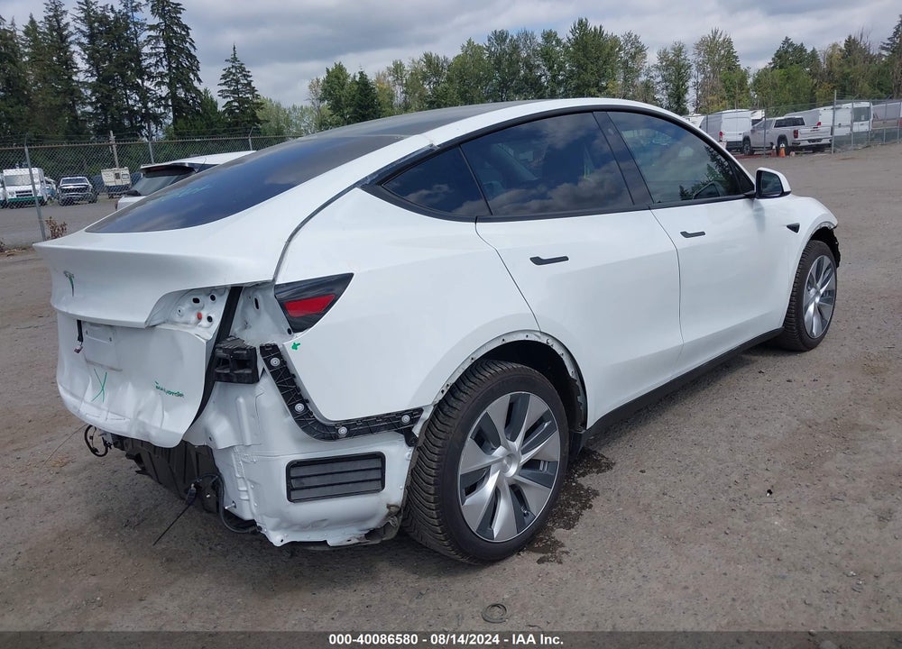 2020 TESLA MODEL Y LONG RANGE DUAL MOTOR ALL-WHEEL DRIVE VIN: 5YJYGDEE5LF009177