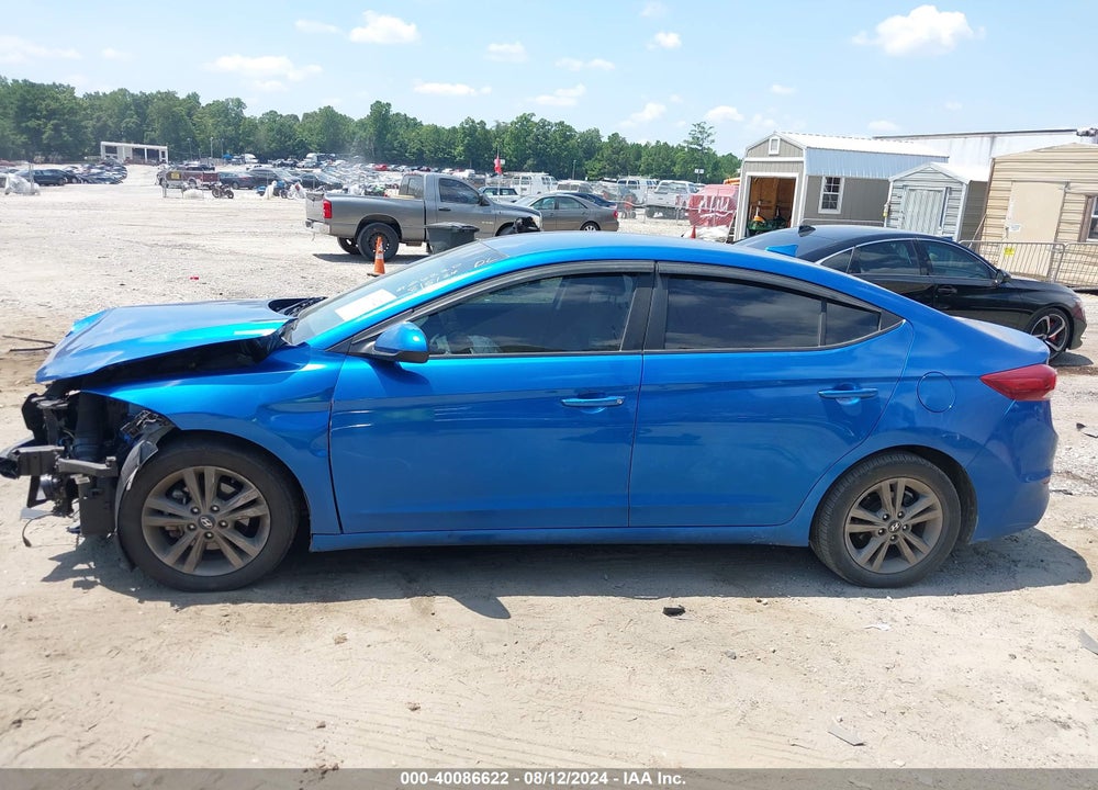 2018 HYUNDAI ELANTRA SEL VIN: 5NPD84LF7JH348335