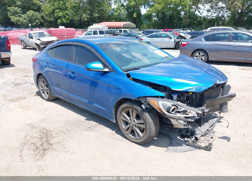 2018 HYUNDAI ELANTRA SEL VIN: 5NPD84LF7JH348335