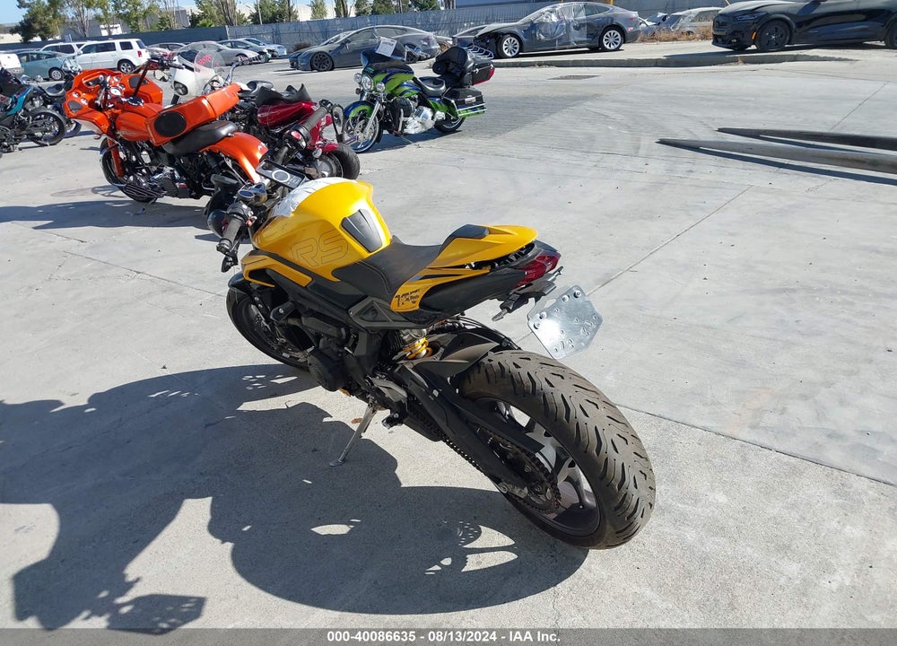 2024 TRIUMPH MOTORCYCLE STREET TRIPLE 765 RS VIN: SMTA614K6RTBJ6842