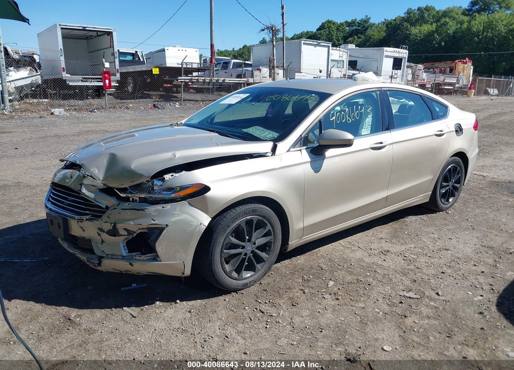 2019 FORD FUSION SE VIN: 3FA6P0HD3KR279126