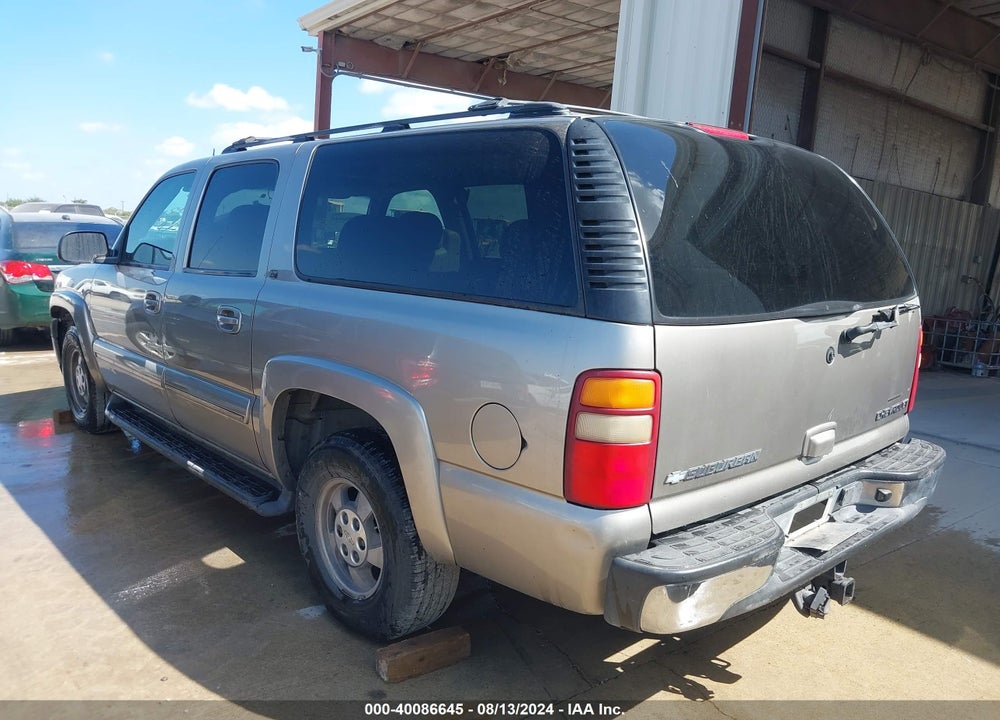 2002 CHEVROLET SUBURBAN 1500 LT VIN: 3GNFK16Z12G216851