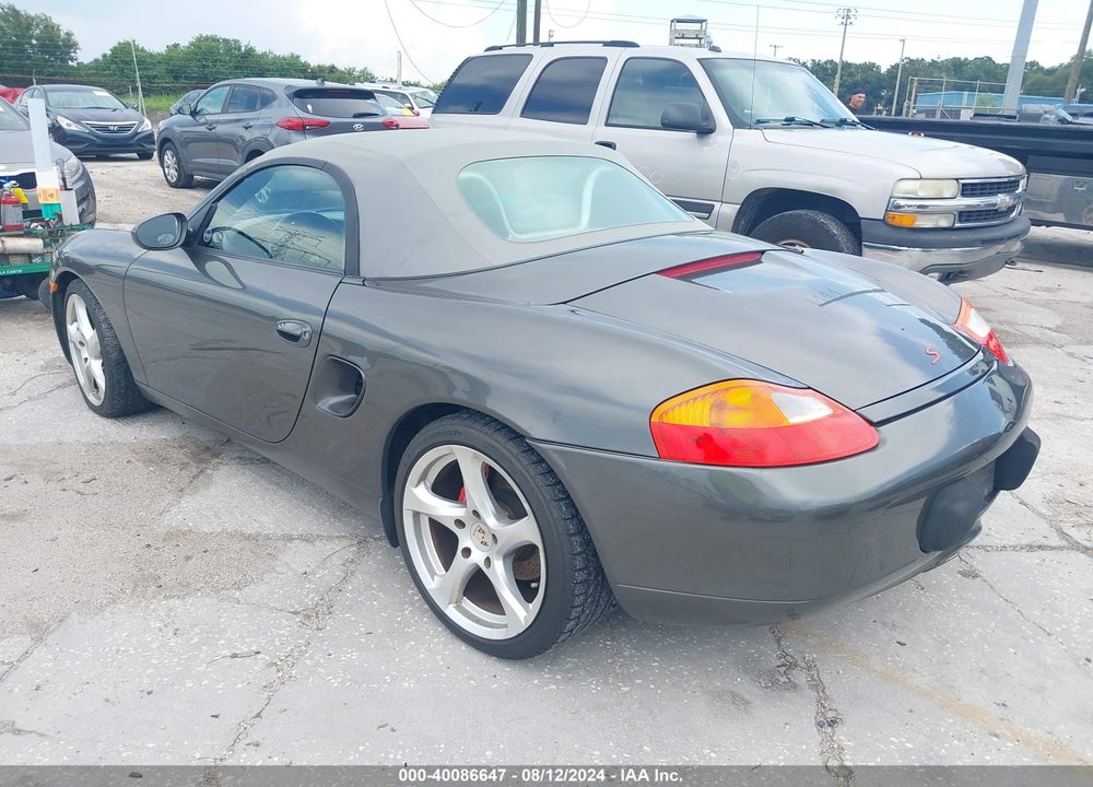 2001 PORSCHE BOXSTER S VIN: WP0CB29801S660394