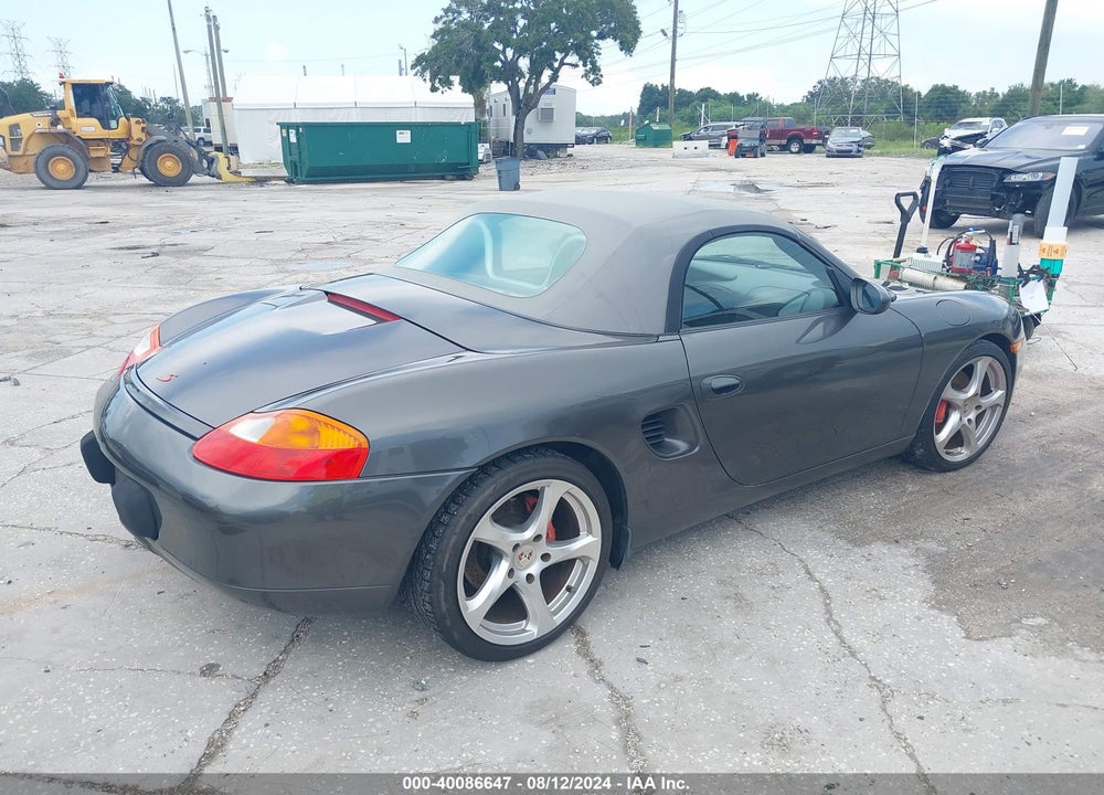 2001 PORSCHE BOXSTER S VIN: WP0CB29801S660394