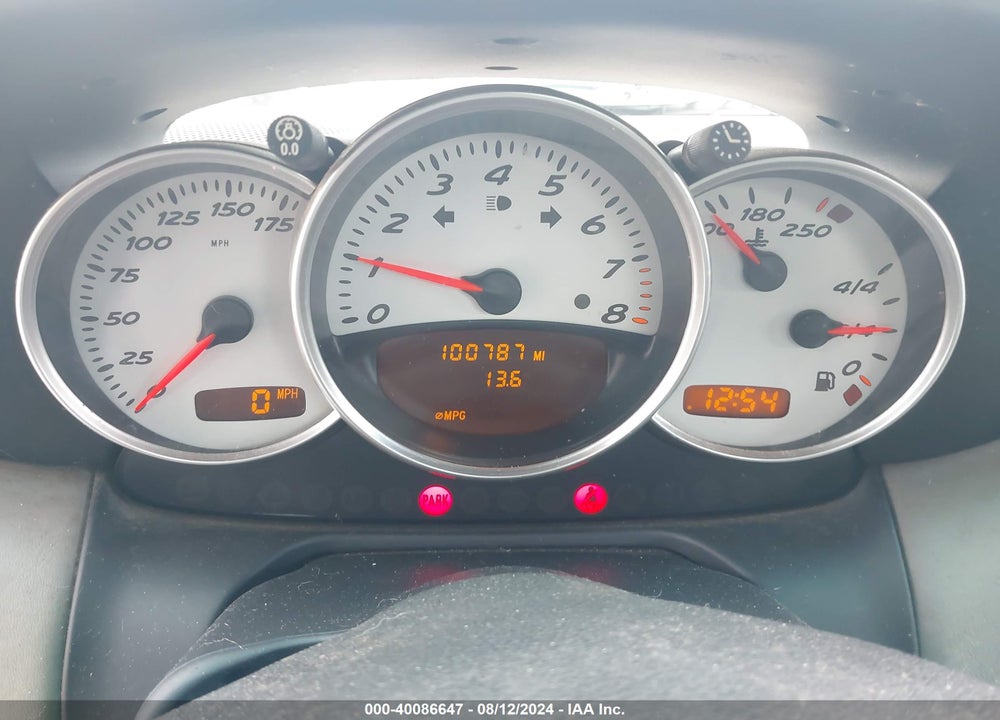 2001 PORSCHE BOXSTER S VIN: WP0CB29801S660394