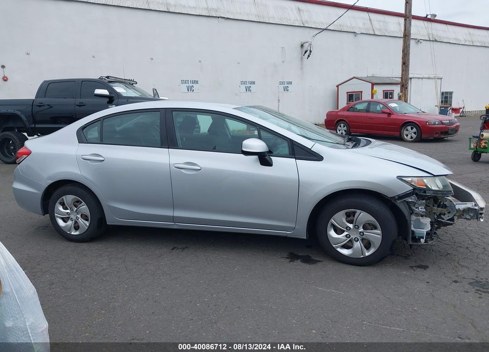 2013 HONDA CIVIC LX VIN: 2HGFB2F50DH554760