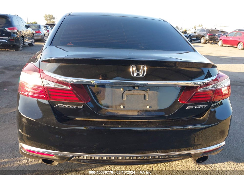 2016 HONDA ACCORD SPORT VIN: 1HGCR2F59GA089462