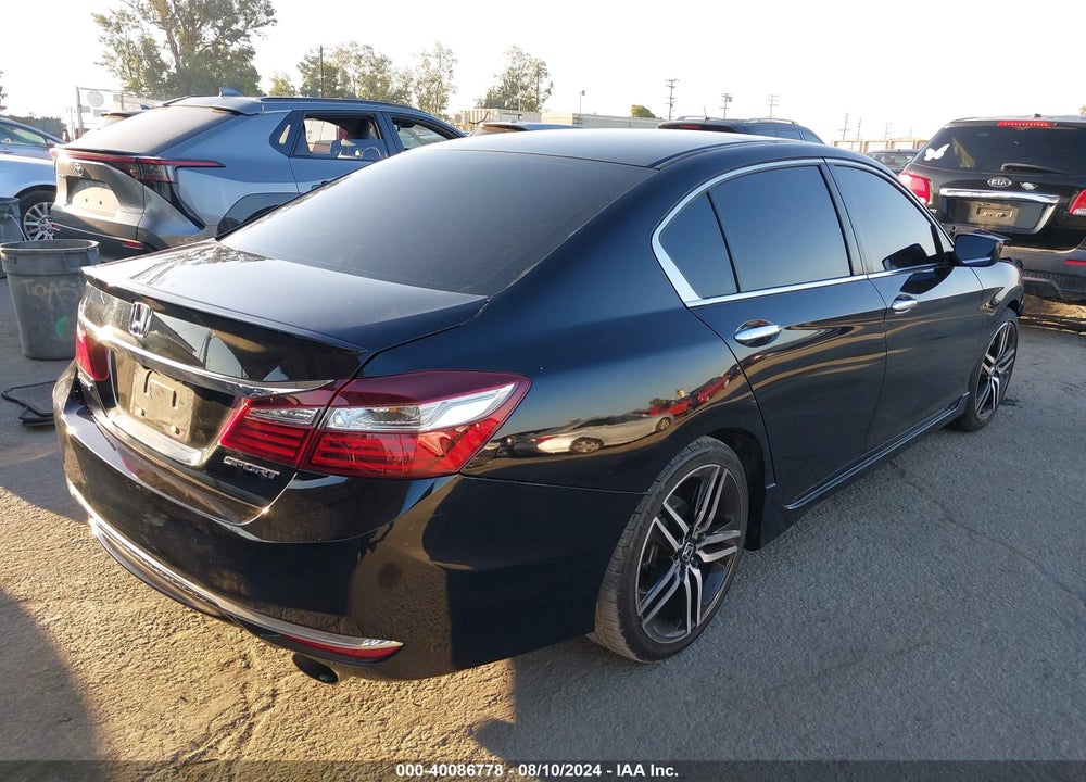 2016 HONDA ACCORD SPORT VIN: 1HGCR2F59GA089462