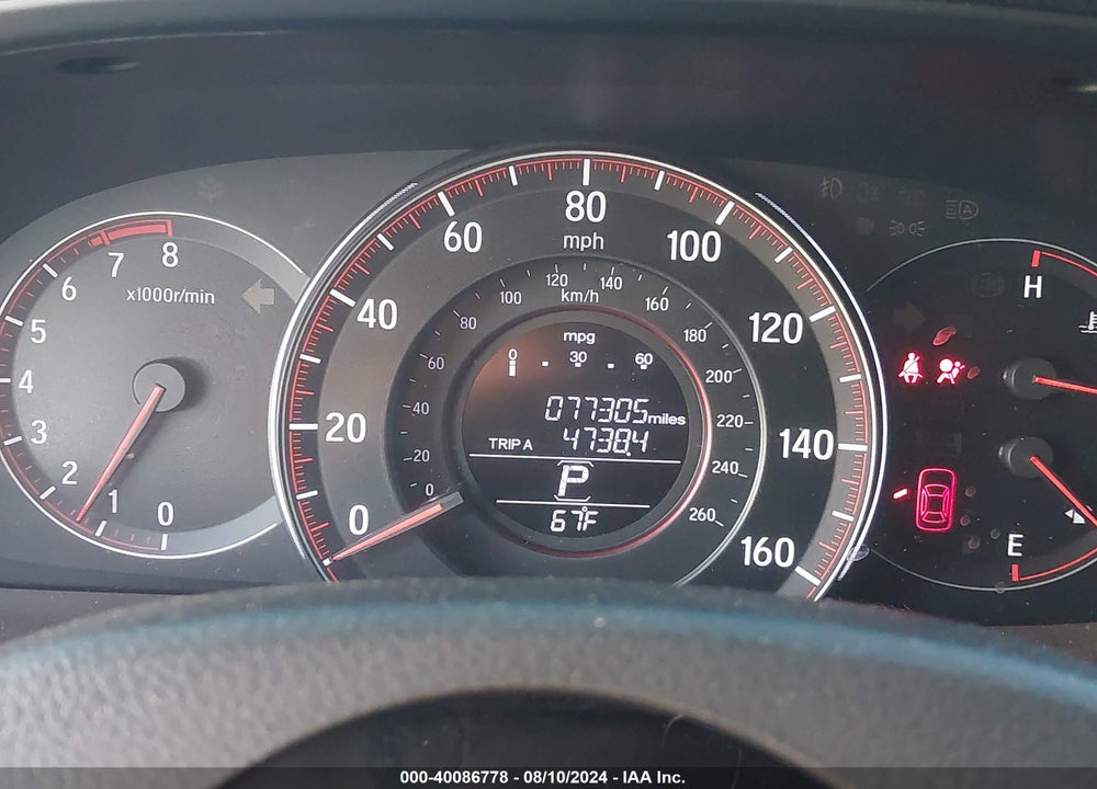 2016 HONDA ACCORD SPORT VIN: 1HGCR2F59GA089462