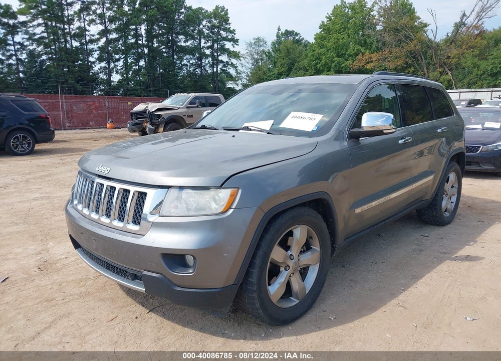 2012 CHEROKEE JEEP GRAND  OVERLAND VIN: 1C4RJFCT4CC288489