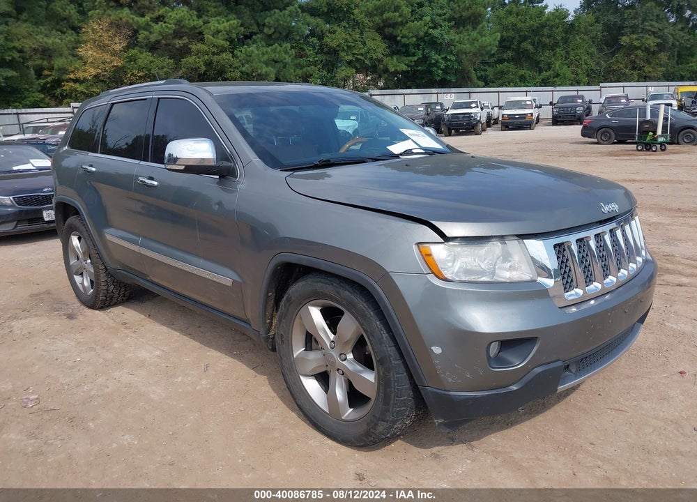2012 CHEROKEE JEEP GRAND  OVERLAND VIN: 1C4RJFCT4CC288489
