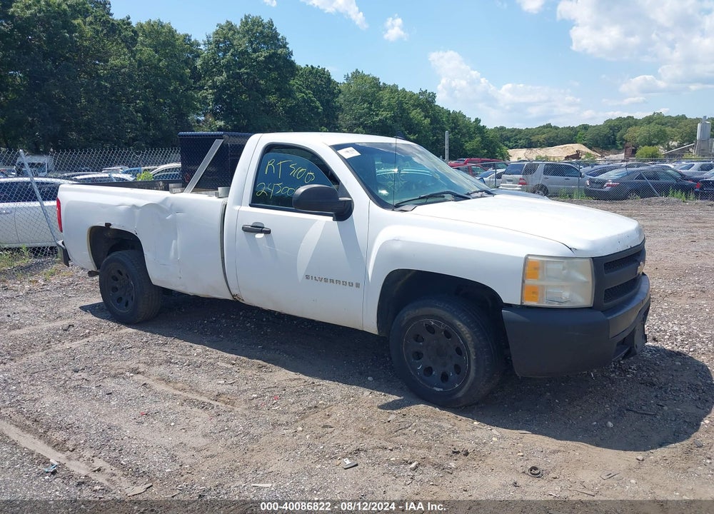 2007 CHEVROLET SILVERADO 1500 WORK TRUCK VIN: 1GCEC14X77Z617718