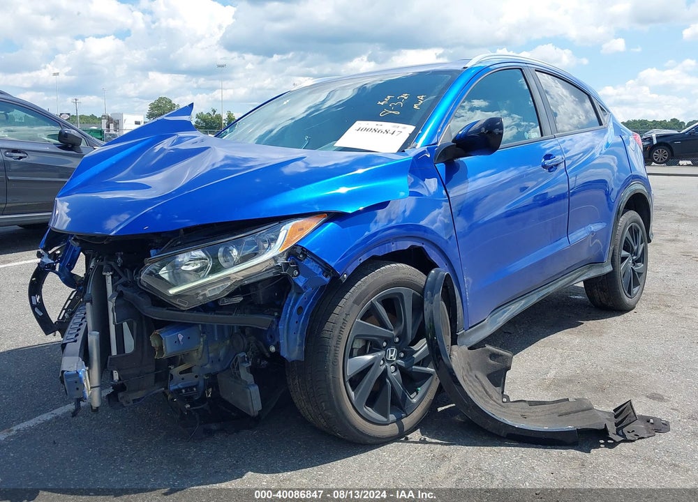 2021 HONDA HR-V AWD SPORT VIN: 3CZRU6H13MM747603