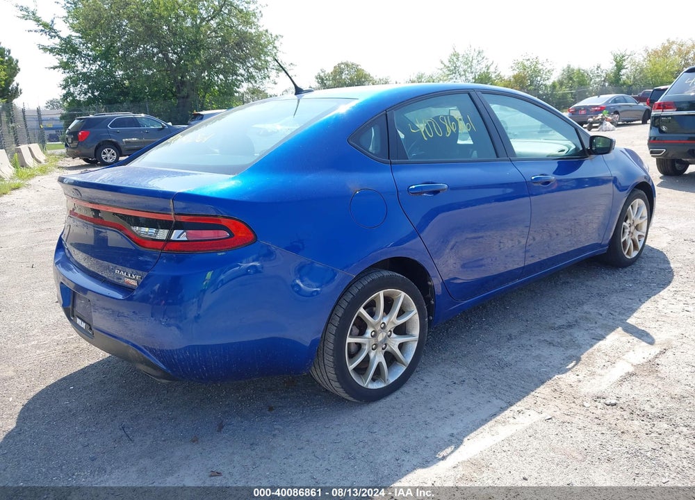 2013 DODGE DART RALLYE VIN: 1C3CDFBH8DD107565